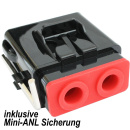 Wasserdichter Mini-ANL Sicherungshalter bis 25qmm Stromkabel + Sicherung 70 Ampere