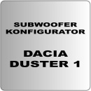 Subwoofer Konfigurator 1 für Dacia Duster