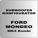 Auto Subwoofer Konfigurator 1 für Ford Mondeo MK4 Kombi