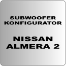 Auto Subwoofer Konfigurator 1 für Nissan Almera 2