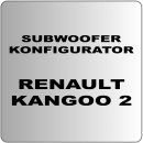 Auto Subwoofer Konfigurator 1 für Renault Kangoo 2