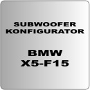 20cm Auto Subwoofer Konfigurator 1 für BMW X5 F15