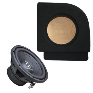 Auto Subwoofer für VW Golf 5 & 6Variant - Ground Zero GZIW250 Bass + Gehäuse