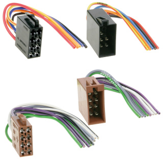 ISO SET Kabel Strom & Lautsprecher, Buchse & Stecker