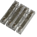 Lautsprecher Verbinder 4-polig bis 4 qmm Nickel-Satin