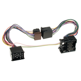 Autoradio T-Kabelsatz Adapterkabel für BMW rund Pin auf ISO